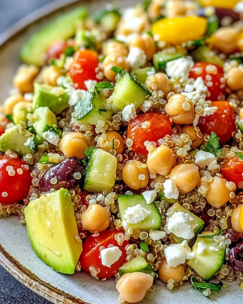 Quinoa Chickpea Salad